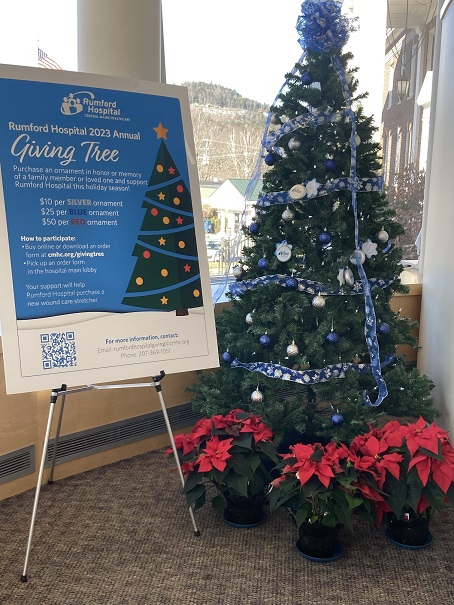 Rumford Hospital launches annual Giving Tree to support inpatient care